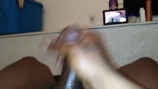 Soft dick masturbating.this huge ass bbw made me nut 3x!