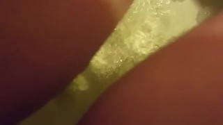 Pissing at a movie theater.