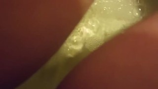 Pissing at a movie theater.