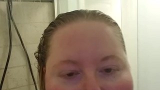 BBW MILF in the shower