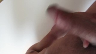 Shaking big cock