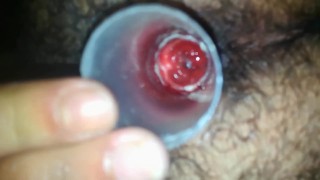 close up to my juicy hole