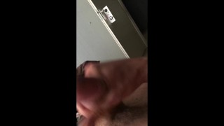 Twunk shoots a thick load from his big cock after a good wank