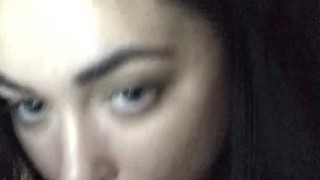 Brunette Suck Dildo Blowjob