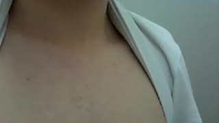 Young student jacking off in public work bathrooms (part 2)