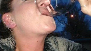 sexxycandyxxx car piss drink