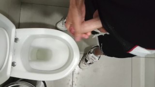 Masturbation in Public Restroom