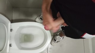 Masturbation in Public Restroom