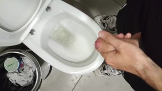Masturbation in Public Restroom