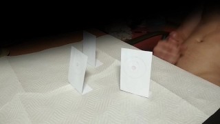 Solo male cumshot bullseye