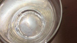 College twink boy shoots big cumshot in water with slowmotion