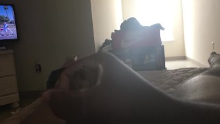 Hairy Bear Jerks It Until He Cums