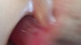 Treating my asshole to a large pink buttplug at lunch