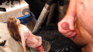 BBB preview: Sylvia Laurent pink lingerie FJ (cumshot only)