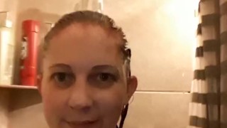 Playing around in the shower