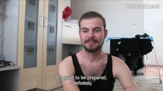  DEBT DANDY 243 - Straight Dude Pays His Debts By Sucking & Fucking Raw