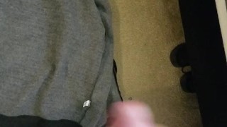 Young Dude Records His Massive Cumshot