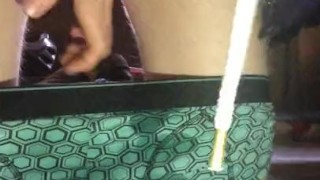 Rubbing my dick's Head, wetting undies