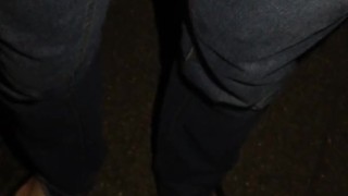 Wetting my pants for the first time outside in the night