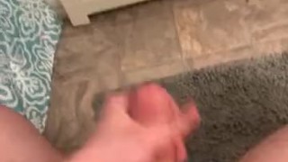 Thick white dick getting beat