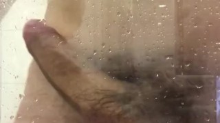 MASTURBATING in the Shower ** CUMSHOT all over **