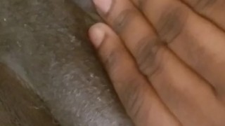 Big titty black bbw milf masturbates