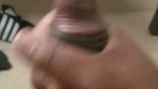 Cumshot in the living room