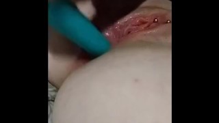 Me playing with my other toys with this pretty wet pussy