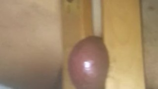 Balls squeezed in between table