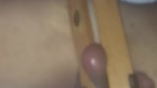 Balls squeezed in between table