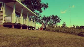 Missy and George Exposed - Sucking His Dick in the Front Yard