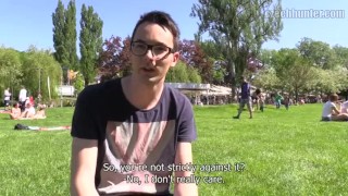  CZECH HUNTER 355 - Twink Gets Picked Up From The Park & Gets His Hairy Ass Drilled