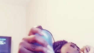 Watch my fat wet chocolate pussy cumm