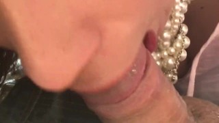 Jerk off in my mouth and let me taste your warm cum