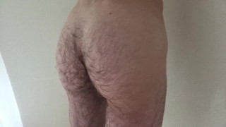 Straight Young Athlete Jerks Off Morning Wood & Cums In Shower
