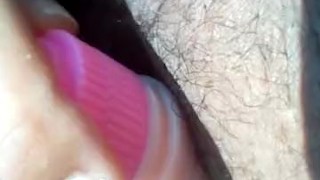 Masterbating in the woods with my vibrator for the first time
