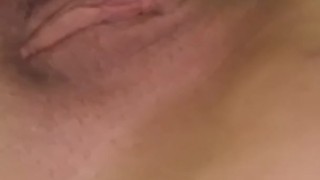 Sexy Latina plays with fat pussy
