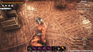 Incendar Facefucks Bound Slave Hard Cums. Video Game sex Conan Sexiles ERP