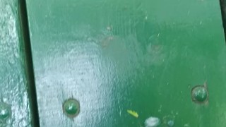 Jerking off in the park