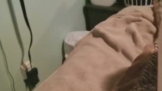 Nathan Stroking his cock