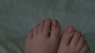 High heels tease and erotic foot massage