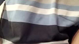 Hot young indonesian's morning solo jerk off in hotel bathroom and cum hard