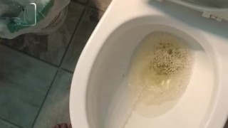 Pissing in my toilet