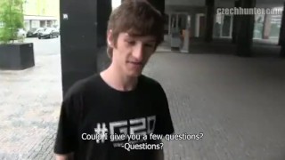  CZECH HUNTER 356 -  Innocent Twinks Get Paid To Have A Threesome For The First Time