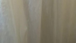 playing in the shower