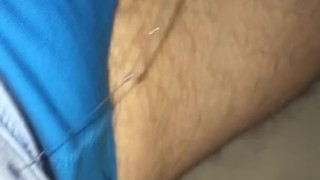 edging and flowing precum. dripping everywhere from several hours of play