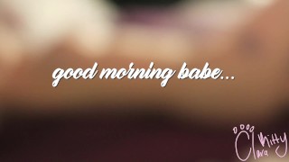 Good Morning Babe... Girlfriend experience, first topless video preview