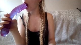 18yo Deepthroating 12" Dildo