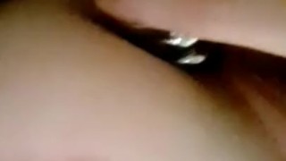 Tight ass stuffed with butt plug and vibrator on a wet cunt