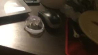 out of cage after 3 weeks first time fapping